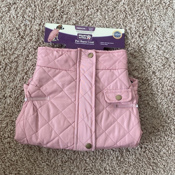 Heart to Tail Zippered Puffy Dog Coat Size M - Picture 7 of 7